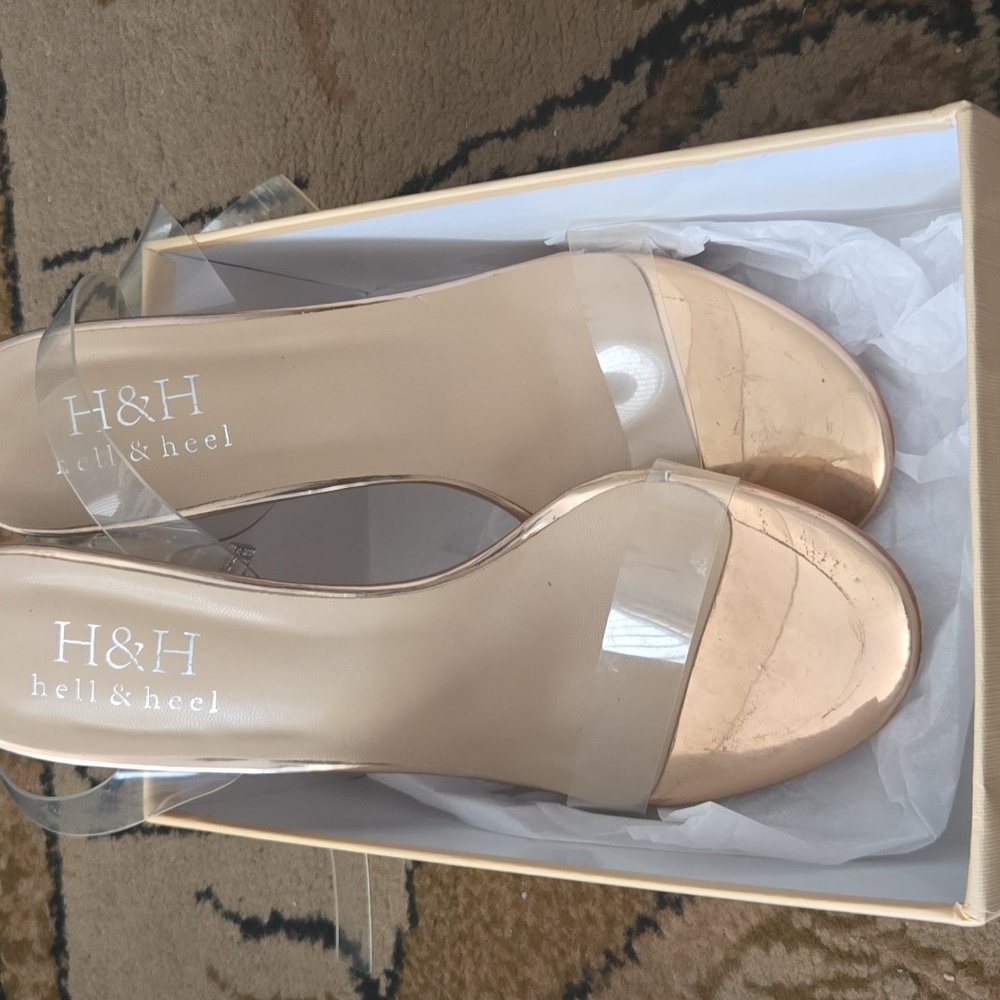 Women's Rose Gold Heels